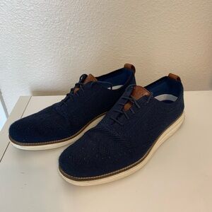 Cole Haan Blue Oxford Shoes
